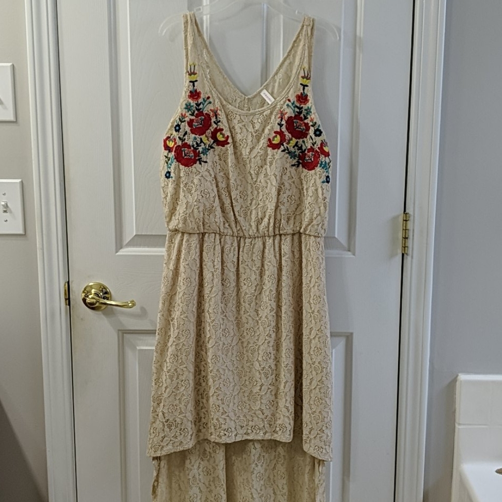 High-low maxi dress